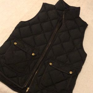 Black Jcrew vest
